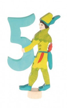 Grimms Birthday Advent Decoration Handpainted Robin Hood Figure Number 5