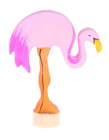 Grimms Birthday Ring Decoration Flamingo