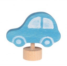 Grimms Birthday and Advent Ring Decoration -Blue Car