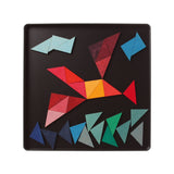 Grimms Mini Magnetic Triangles Puzzle (64 Pieces), Dragonflytoys 