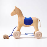 Grimms Pull Along Horse Holly Dragonflytoys