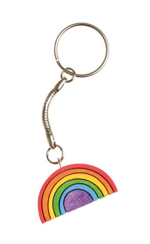 Grimms Wooden Rainbow Keyring