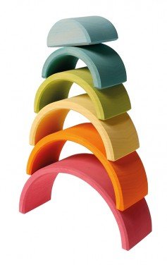 Medium Rainbow Pastel Grimms