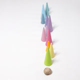 Grimms Pastel Rainbow Forest Building Play Set, Dragonfly Toys