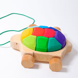 Grimms Pull Along Rainbow Turtle, Dragonflytoys 