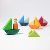 Rolling Boat Blocks  - by Grimms