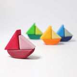 Rolling Boat Blocks  - by Grimms