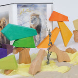 Building Set Rainbow Lion by Grimms New in 2020