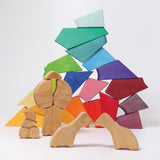 Building Set Rainbow Lion by Grimms New in 2020