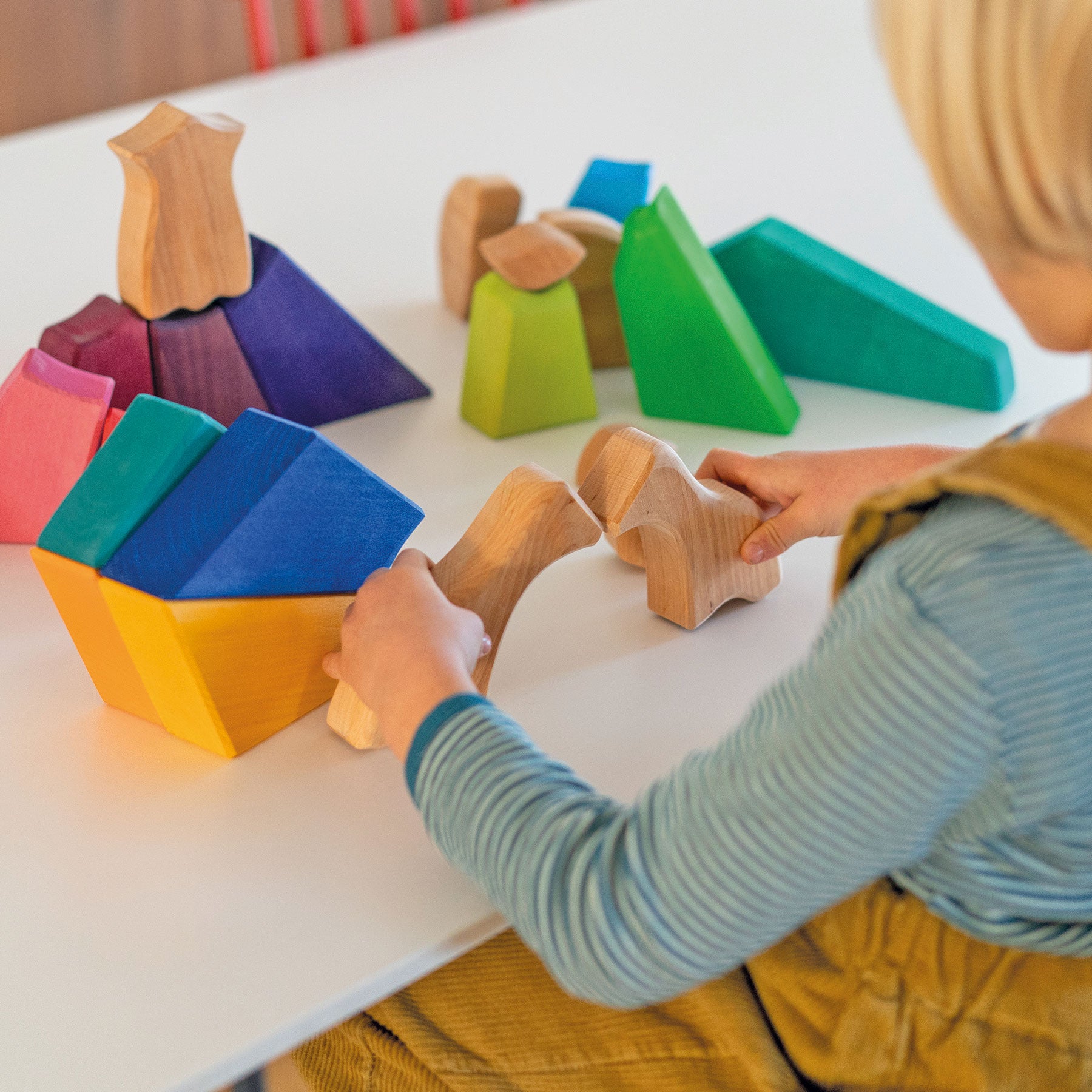 Building Set Rainbow Lion by Grimms New in 2020 – Dragonfly Toys