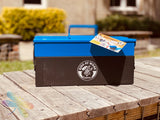 Large Metal Tool Box Set with Tools by Kids at Work, dragonfly toys