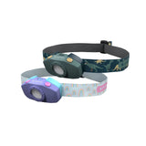 Head Torch Rechargeable 4R by Ledlenser Green with Dinosaurs, Dragonfly Toys 