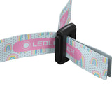 Head Torch Rechargeable 4R by Ledlenser Purple with Rainbows, Dragonfly Toys 