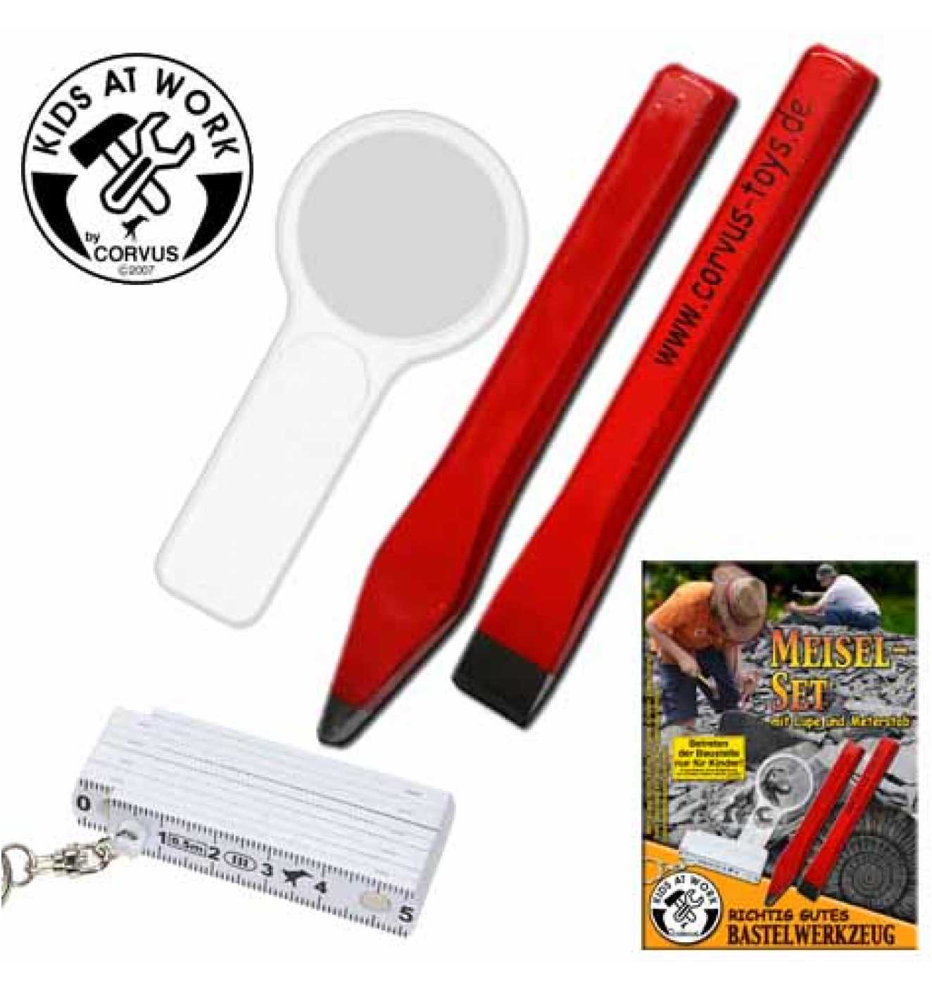 Excavator Chisel Tool Set Kit by Kids at Work for Fossil Work ...