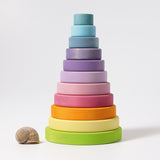 Grimms Large Conical Pastel Stacking Tower,Dragonflytoys