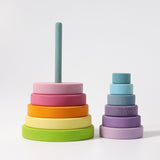 Grimms Large Conical Pastel Stacking Tower,Dragonflytoys