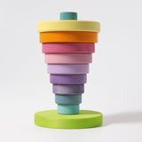Grimms Large Conical Pastel Stacking Tower,Dragonflytoys
