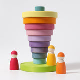 Grimms Large Conical Pastel Stacking Tower,Dragonflytoys