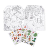 Le Jardin Garden Sticker Book by Moulin Roty, Dragonfly Toys 