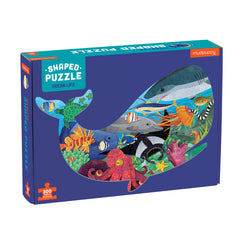 Ocean Life Shaped Puzzle (300 Pieces) by Mudpuppy, Dragonflytoys 
