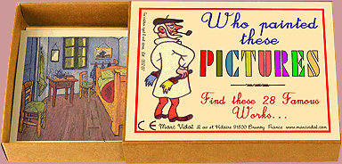 Who Painted these pictures Card Game Marc Vidal