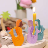Grimms Birthday and Advent Ring Decoration - Mermaid Amethyst, Dragonfly Toys 