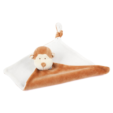 Organic Cotton Monkey Lovie Blanket by Miyim, Dragonfly Toys 