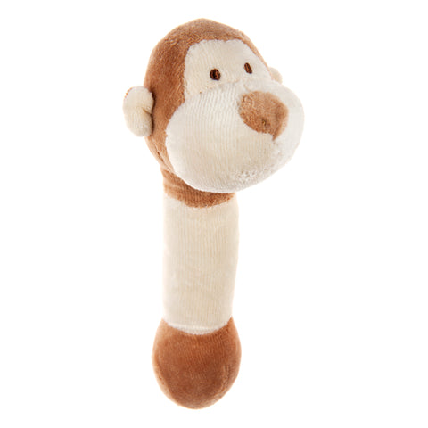 Organic Cotton Stick Rattle Monkey by Miyim, Dragonfly Toys 