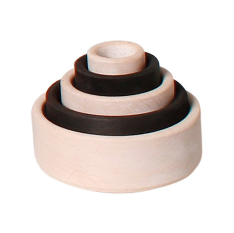 Stacking Bowls - Black and White Monochrome