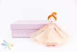 Moulin Roty Once Upon a Time - Little Pink Rose Fairy Doll Dragonfly toys 