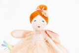 Moulin Roty Once Upon a Time - Little Pink Rose Fairy Doll Dragonfly toys 