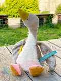 moulin roty, Fléchette, goose, soft toy, french made toys, babys toys