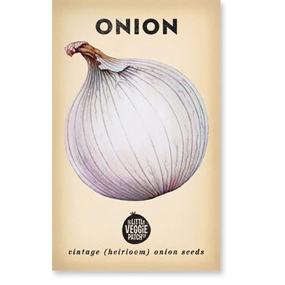Heirloom Flower Seeds - Onions 'Gladalan' White Dragonflytoys 