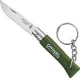 Opinel No 4 Keyring   Khaki