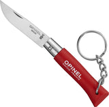 Opinel No 4 Keyring   Red