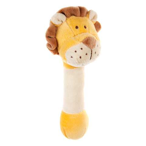 Organic Cotton Stick Rattle Lion