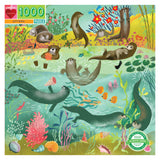 Otters 1000 Piece Puzzle by Eeboo, Dragonflytoys 