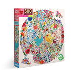 Blue Bird, Yellow Bird Puzzle (1000 Pieces)Puzzle by Eeboo, Dragonfly Toys 