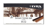 Lyra Polycrayon Brown Tones Box of 12