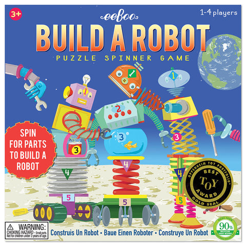 Build a Robot Spinner Game Eeboo, Dragonflytoys