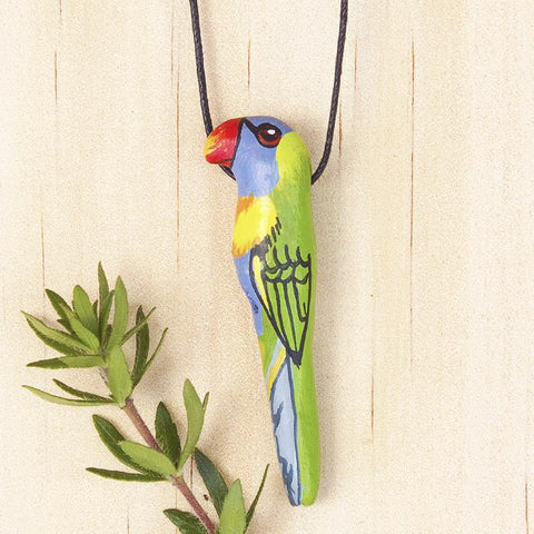 Songbird Whistle Necklaces - Rainbow Lorikeet, Dragonfly Toys 