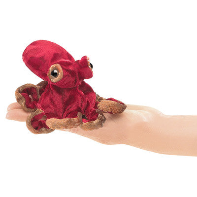 Red Octopus Finger Puppets