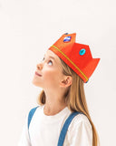 Silk Crowns Royal Red by Sarah Silks, Dragonflytoys