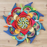 Grimm’s Building Set Arcs in Squares NEW 2022, Dragonfly Toys