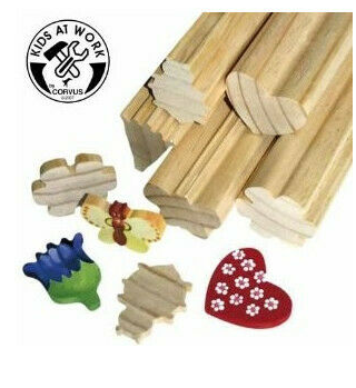 Kids At Work Profile Wood - Garden - 6 Shapes, dragonfly toys