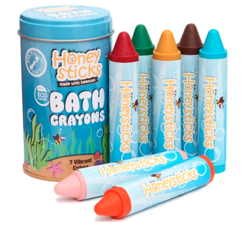 Honey Sticks Bath Crayons, Dragonfly Toys, New Zealand, Bath Time, Bath fun