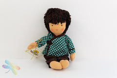 Small Steiner Doll- Boy with Black Hair