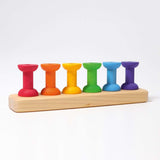 Grimms Small Bobbins on a Stand