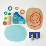 Small World Play by the Water by Grimms New in 2023, Dragonfly Toys 