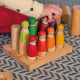 Small Natural Roller with Sorting Board Game Grimms New 2020 Range